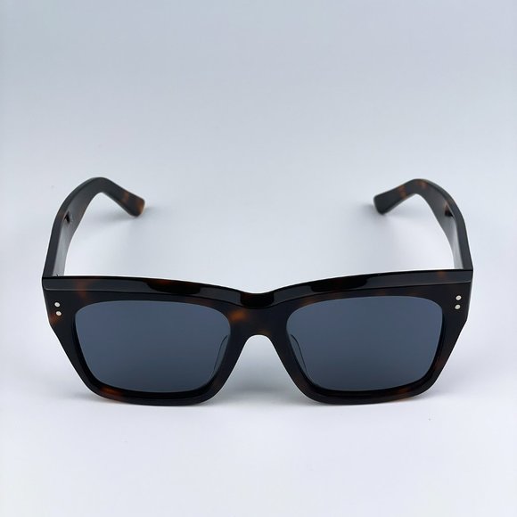 Celine Other - 🔥CELINE CL40082F 52V Sunglasses Shiny Dark Havana Blue Square Unisex